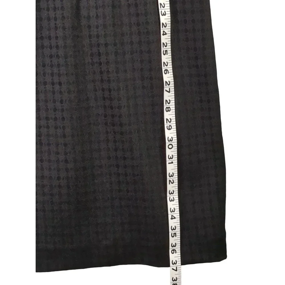 Banana Republic Sheath Dress Womens 0 Black Check Career Preppy Capsule Polished